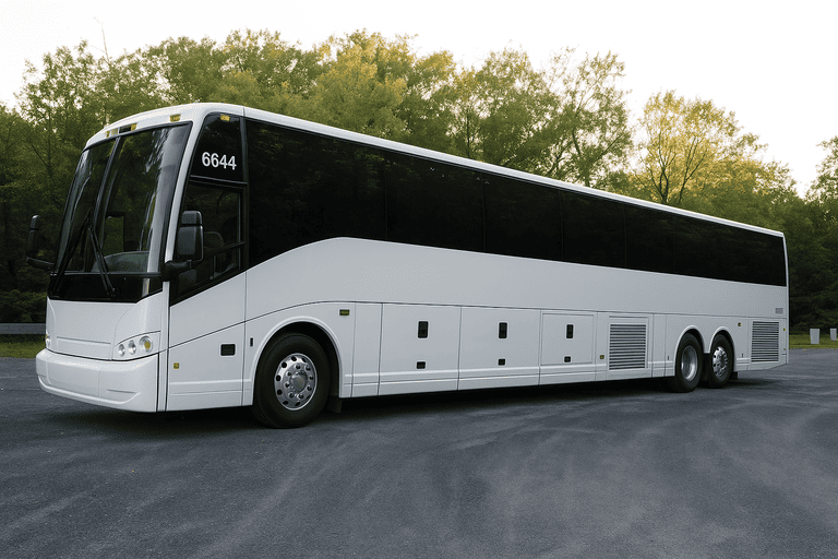 exterior of Hayward Minibus Company coach bus