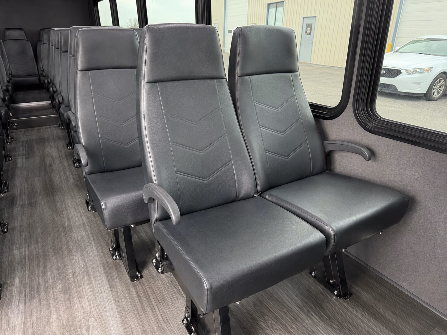 hayward 18 passenger minibus interior