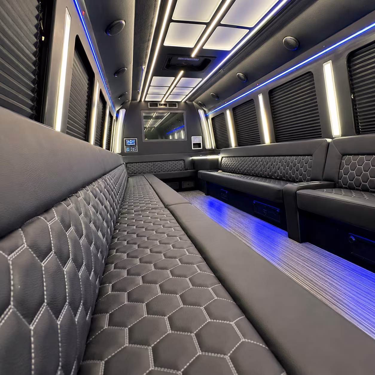 hayward party bus inside