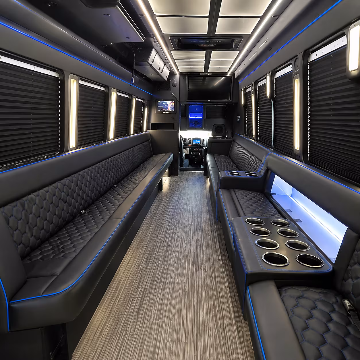 hayward party bus interior