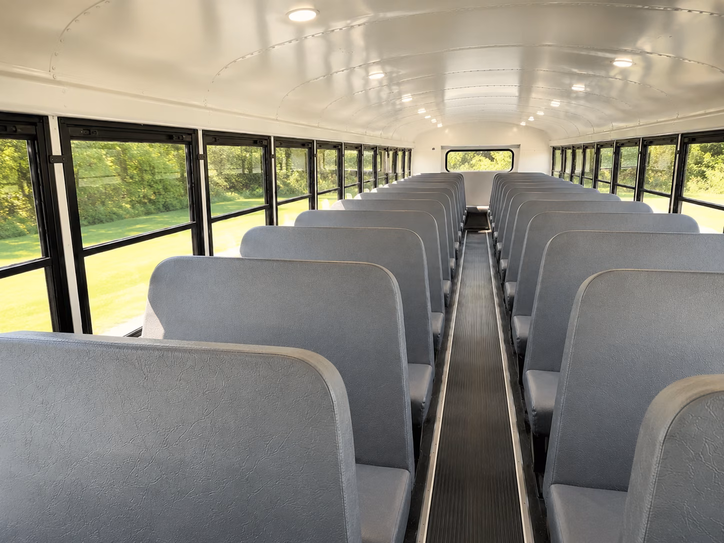 hayward school bus inside