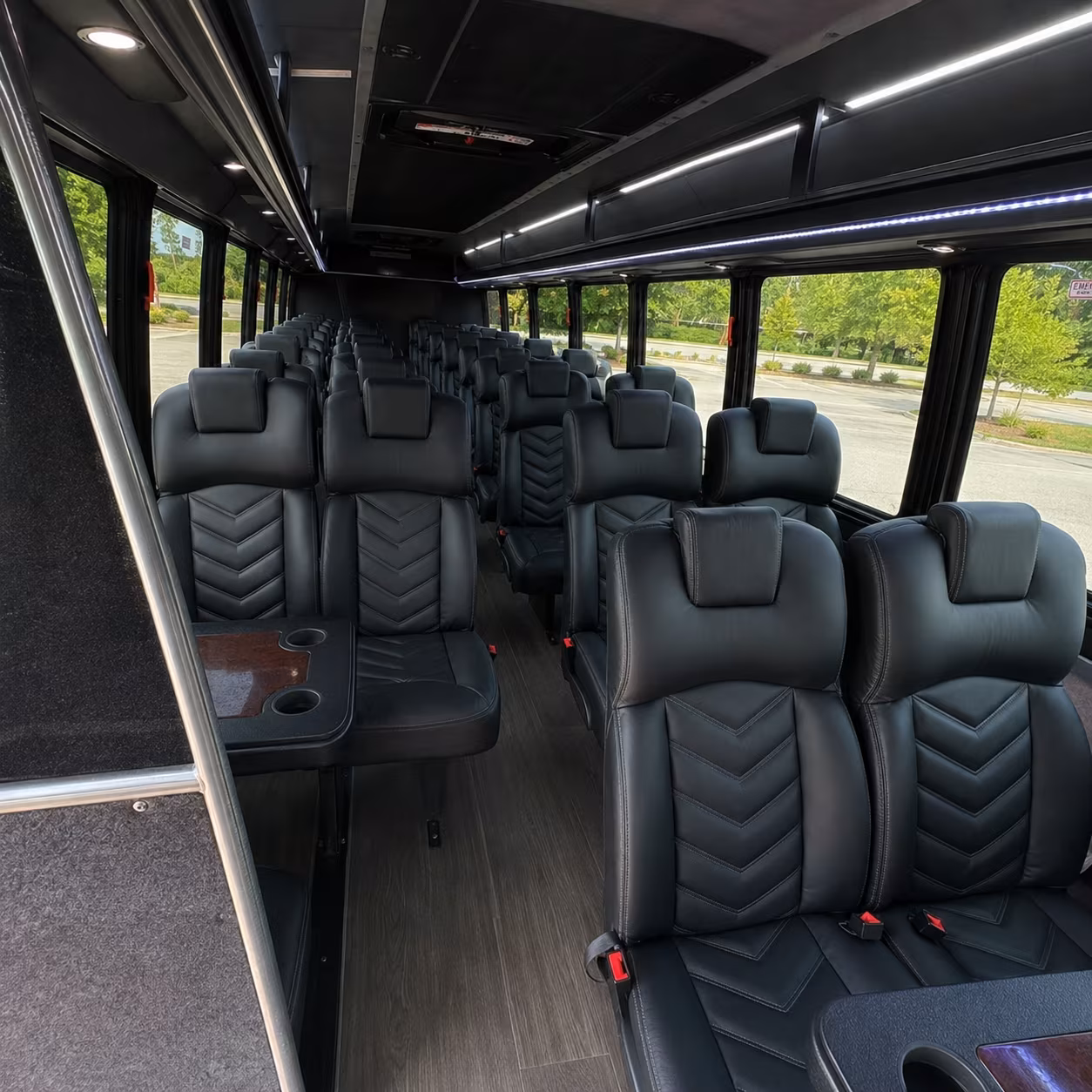 hayward wine tour transportation onboard seating